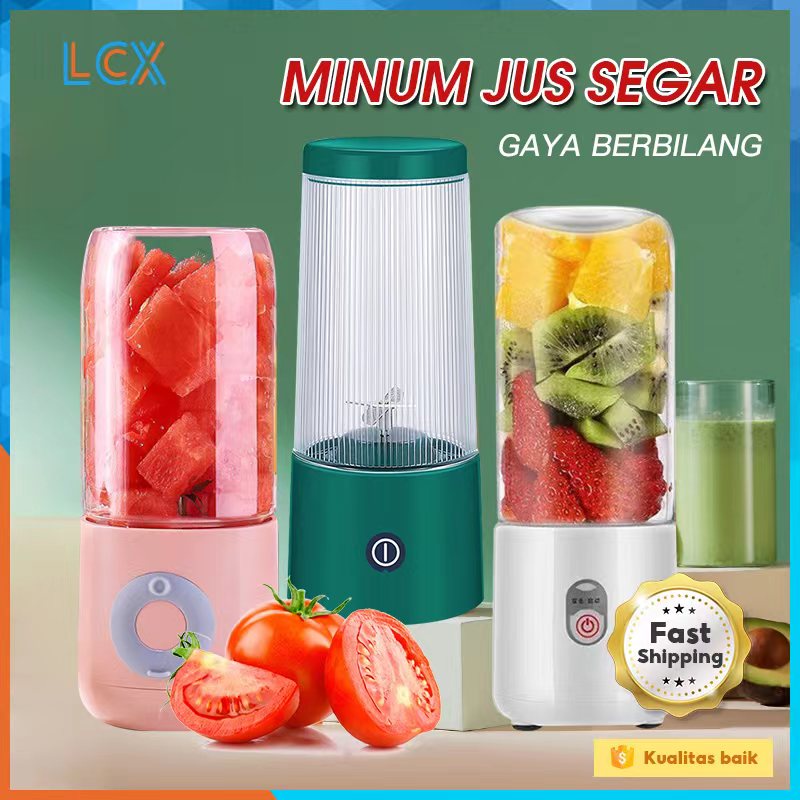 LCX MultifungsiBlender Jus Portable Mini Juicer botol Juice Blender Cup USB Electric Blender VS