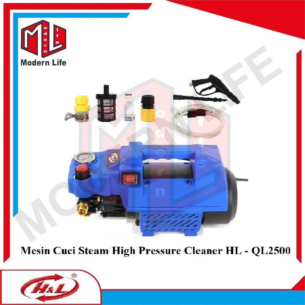 HL QL-2500 Mesin Cuci Steam Jet Cleaner Motor Mobil AC HL-QL2500 H&amp;L