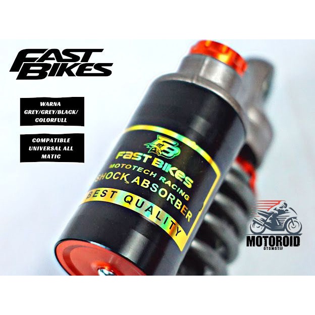 Shockbreaker Fastbikes Matic Rainbow Tabung Nitron Atas