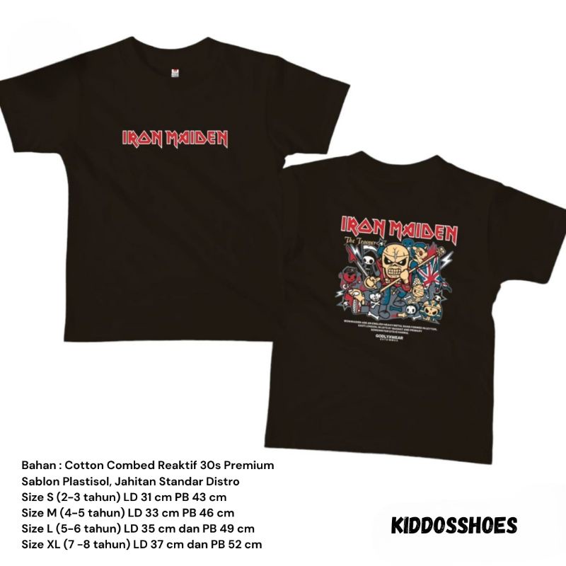 KAOS BAND ANAK IRON MAIDEN