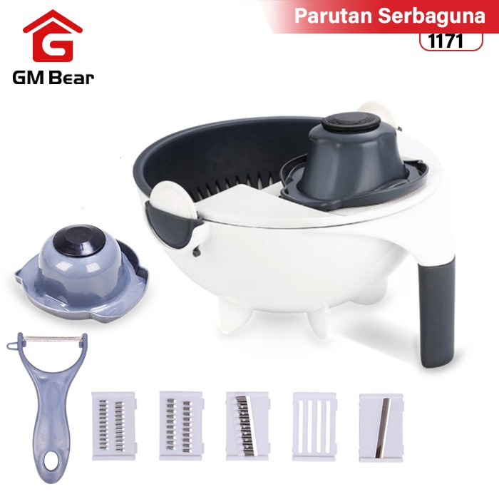 GM Bear Parutan Baskom Serbaguna 1171-Multifunction Grater