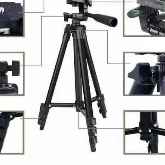 Tripod TF-3120 Black Edition - Tripod Kamera 3120 Free Holder U