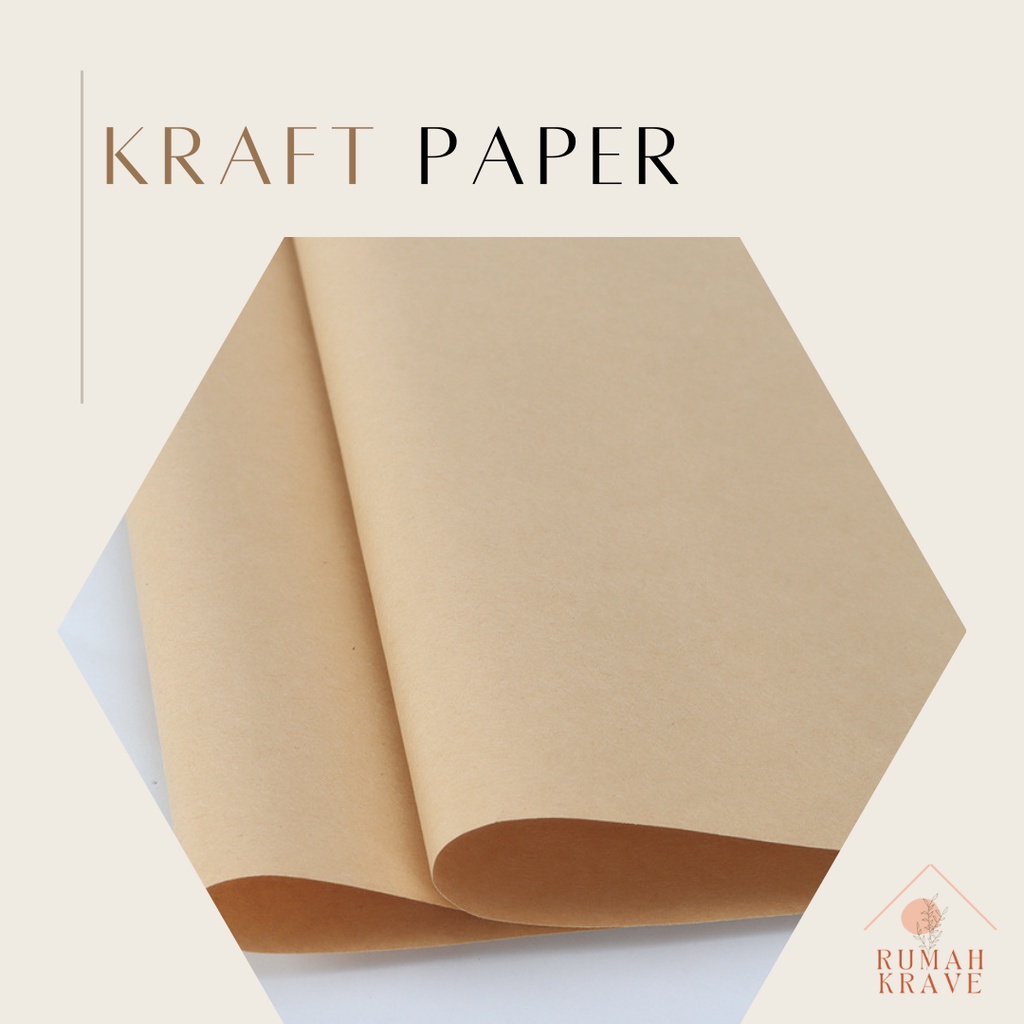 

RUMAH KRAVE - Kraft Paper Tebal Kertas Coklat Cokelat Samson