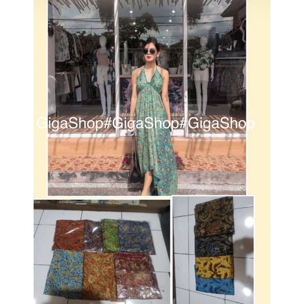 Longdress Gaya Motif batik