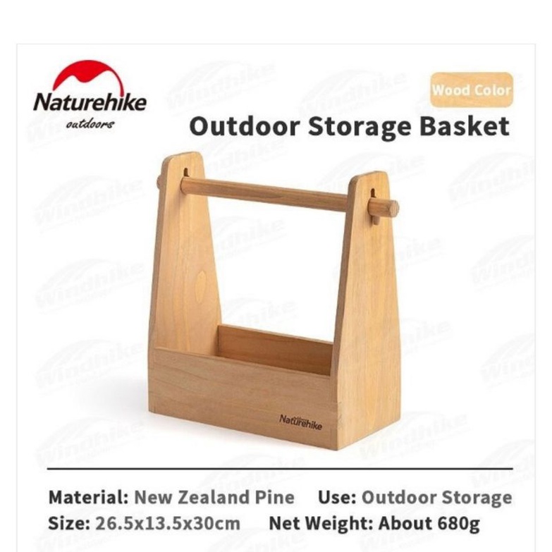WOOD STORAGE BASKET NATUREHIKE NH20PJ007 []

