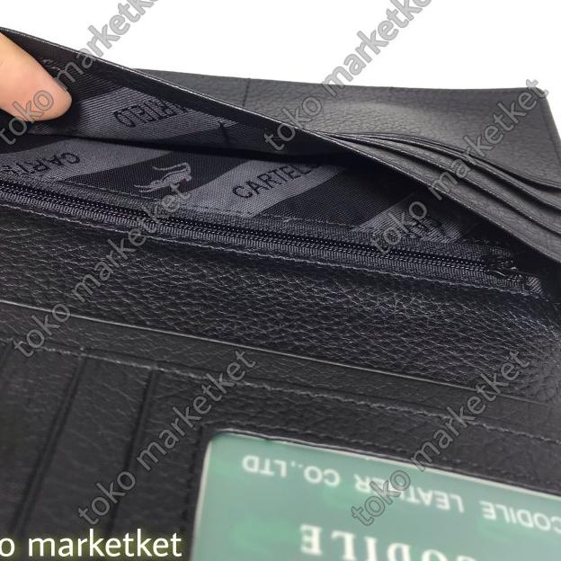 LARIS Dompet Panjang Kulit ASLI Pria Croile C 1201 08 Impor Import
