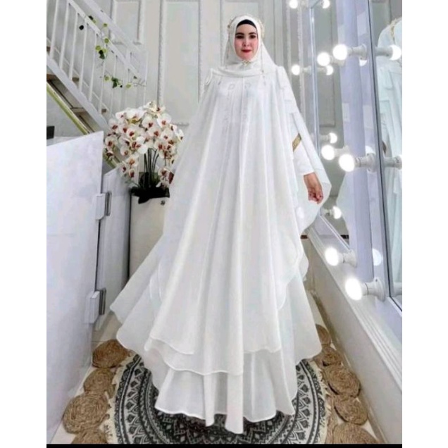 Jubah set khimar hoodie By dijah