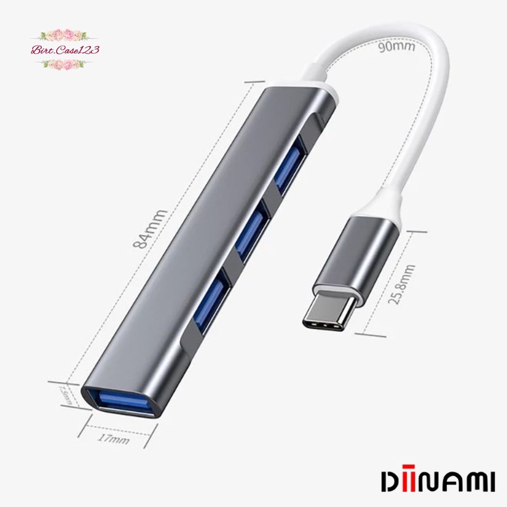 DIINAMI G05 Kabel Adapter USB Hub Type C Cable Multi Port 4 in 1 to USB 3.0 Macbook Air Pro 2020 2021 M1 BC6792