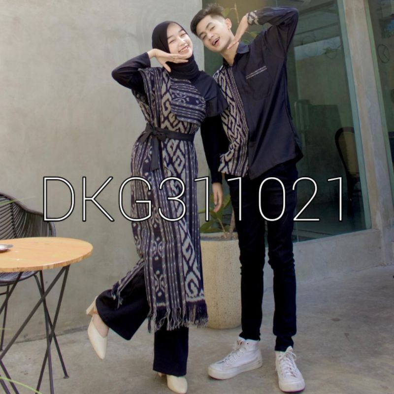 [Ready Stock] Baju tenun couple - baju tenun - dress tenun - dress Aurora - couple