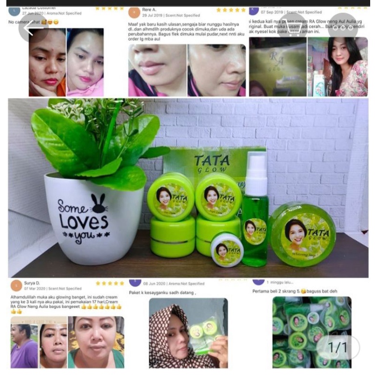 Tata GLOW LUXURY GLOW PAKET PENGELUPAS/CREAM PEMUTIH WAJAH Mengelupas di wajah membuat wajah putih b