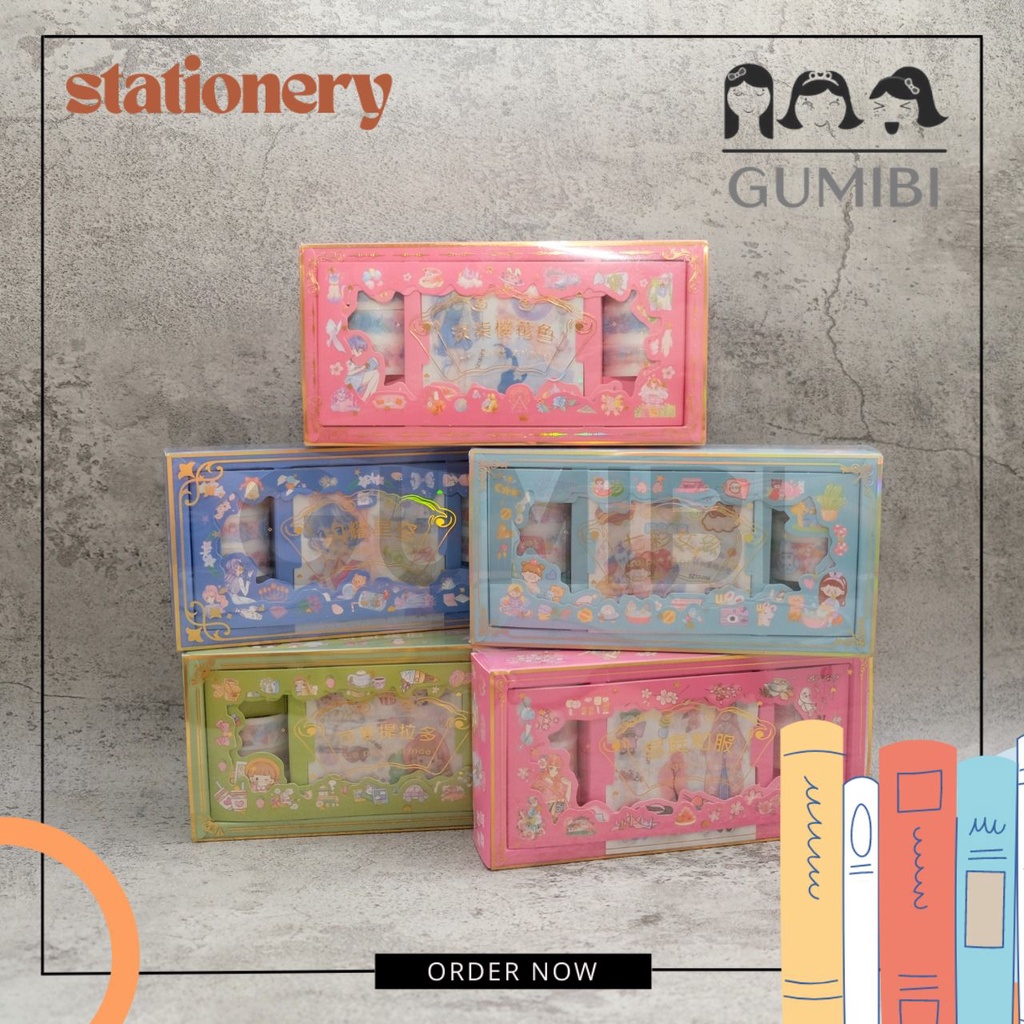 

Paket stiker washitape sz-12 STIKER WASHI TAPE AESTHETHIC LUCU UNIK MURAH JURNAL STIKER
