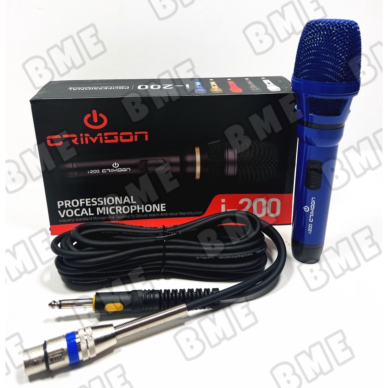 mic microphone kabel cable crimson i200 kwalitas bagus