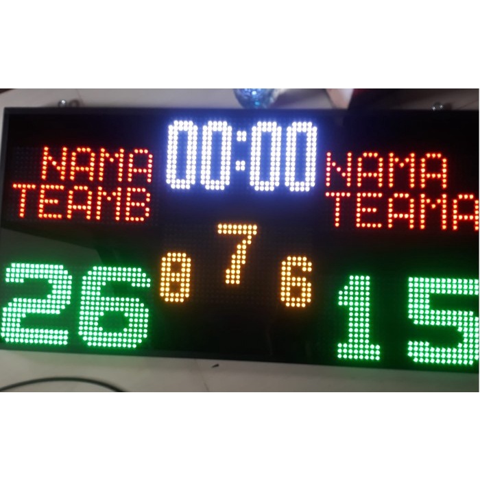 Score Board Futsal Papan Skor Digital Wireless Scoreboar Sepak Bola