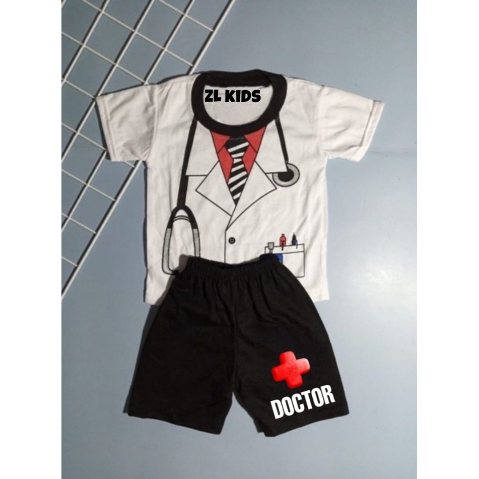 SETELAN BAJU CELANA DOKTER / SERAGAM BAJU ANAK  LAKI-LAKI / SETELAN BAJU DOKTER ANAK LAKI-LAKI / PAK