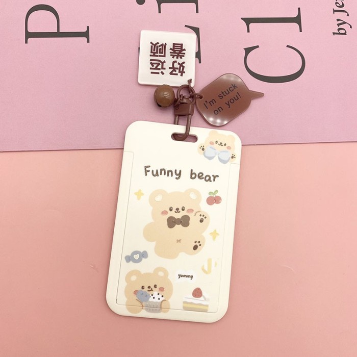 

Papan Gumelar Yoyo Tali Lanyard Motif Kartun Beruang Kelinci Bahan Ak