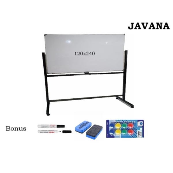 

Promo tools n parts Papan Tulis Whiteboard Standing Magnet Javana Double Fa Berkualitas