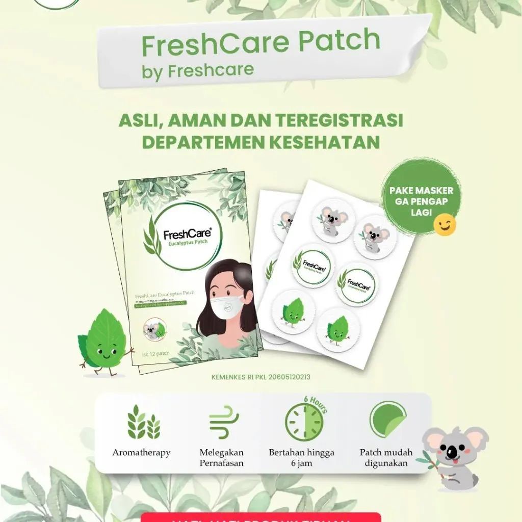 Fresh Care Eucalyptus Patch Per Sachet isi 12 Freshcare