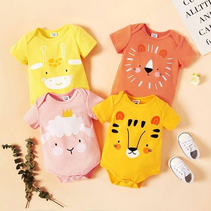 BabyGo Jumper bayi motif Animal / Binatang / Safari [MOTIF 5] / Baju bayi laki laki perempuan motif SAFARI