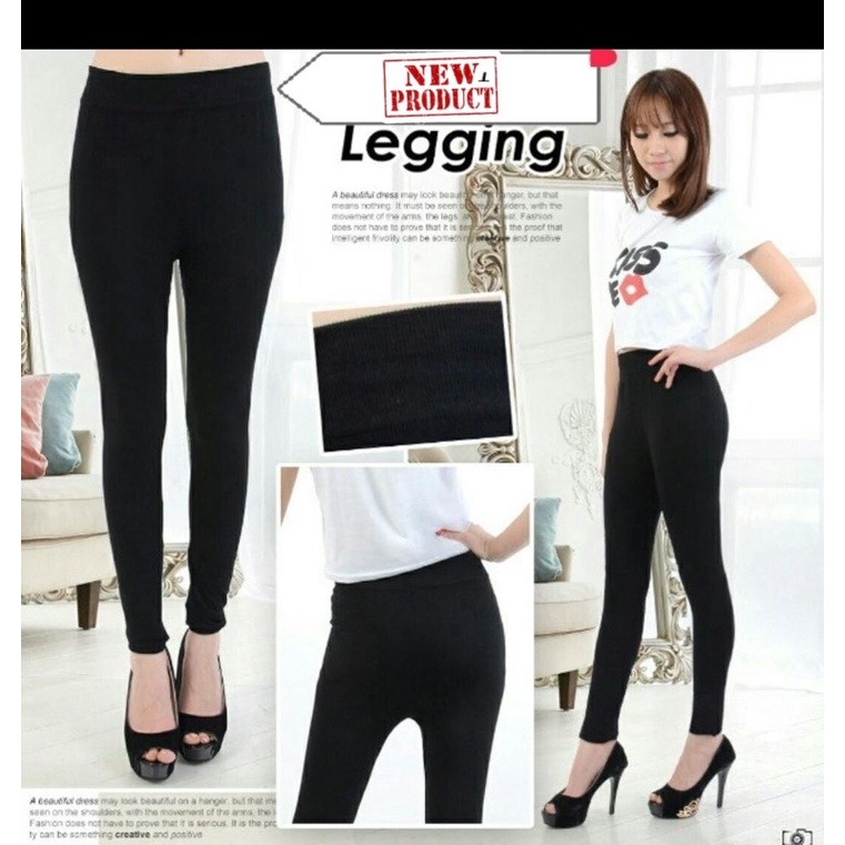 Legging Panjang Spandek Premium Std/L