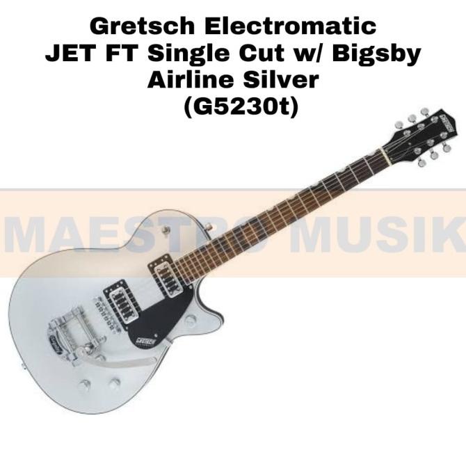 Gretsch Electromatic Jet Ft Single Cut ( Bigsby ) Airline Silver