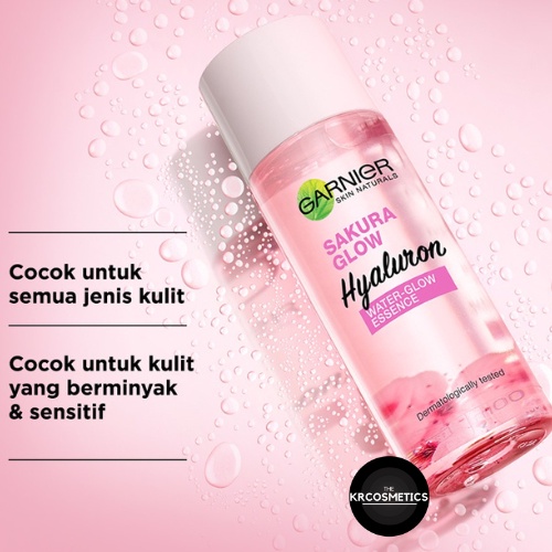 Garnier Sakura Glow Hyaluron Water Glow Essence 30 ML 100 ML