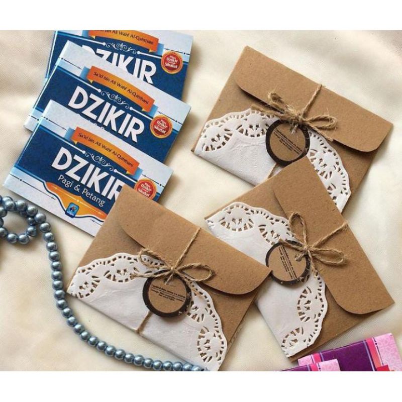 SOUVENIR DZIKIR PAGI PETANG - SOUVENIR RUSTIC - SOUVENIR PERNIKAHAN MURAH -SOUVENIR UNIK - SOUVENIR 