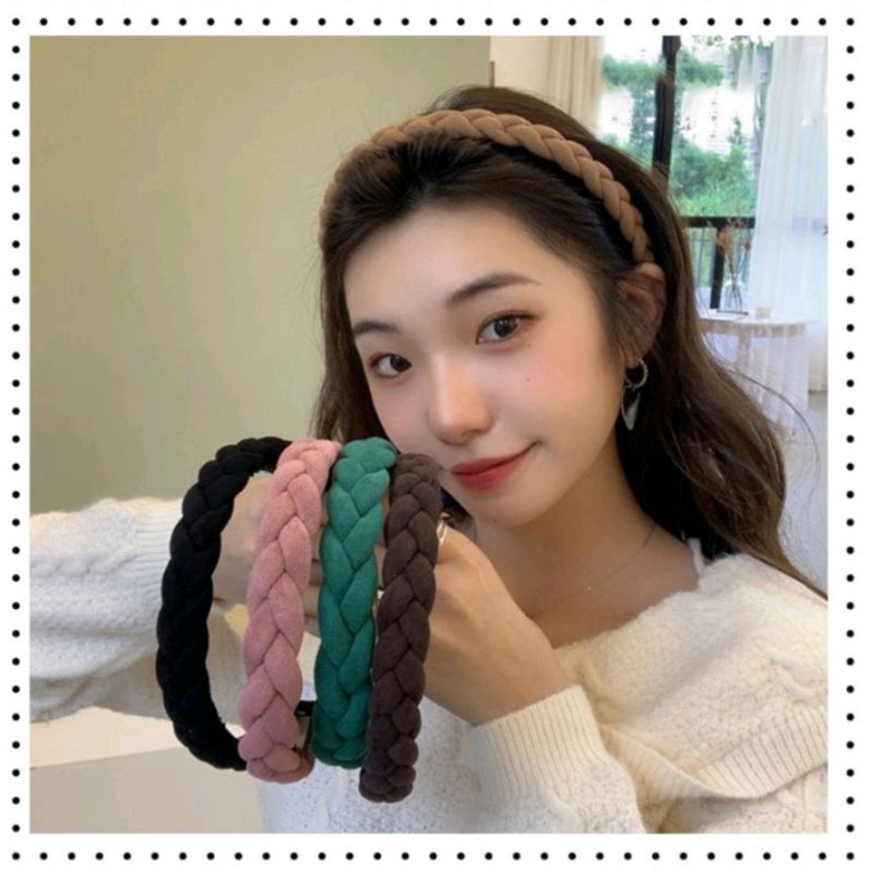 BANDO Nagita - Bando Korea Blink- BANDO KEPANG WARNA SOFT- Bandana - aksesoris Rambut Wanita