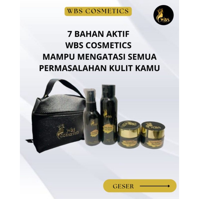 Paket/ecer Wbs cosmetics, skincare, perawatan wajah,produk kecantikan