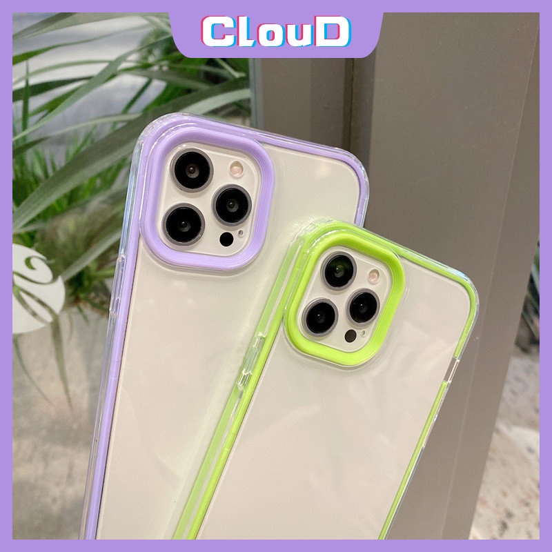 Casing Tpu Vivo Y17 Y76 5G Y15 Y11 Y16 Y22 Y35 Y02S Y15S Y15A Y21s Y21T Y12i Y91 Y93 Y95 Y21 2021 3 in 1 Warna Macaron