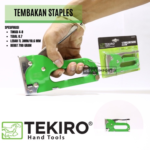 

Tembakan Staples GT-SG1671 Tekiro Original Straples 4-8 mm Alat Straples Tekiro Straples Tembak Straples GUN Tacker Tekiro GT-SG1671 Straples Tembak Straples Tembak Tekiro Original Hand Tolls Straples Tembak Terlaris @usaha_importir