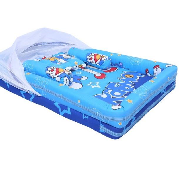 Kasur Bayi Kelambu / Kasur anak / Doraemon / Set Kolam / Tempat tidur