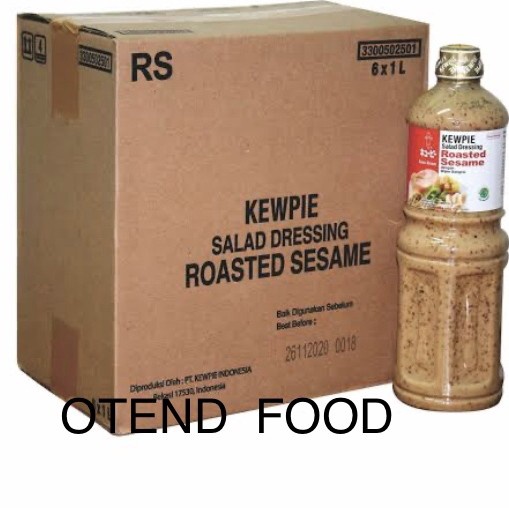 

KEWPIE ROASTED SESAME 1 LITER / WIJEN SANGRAI 1 LITER 1 CARTON - 6 PCS