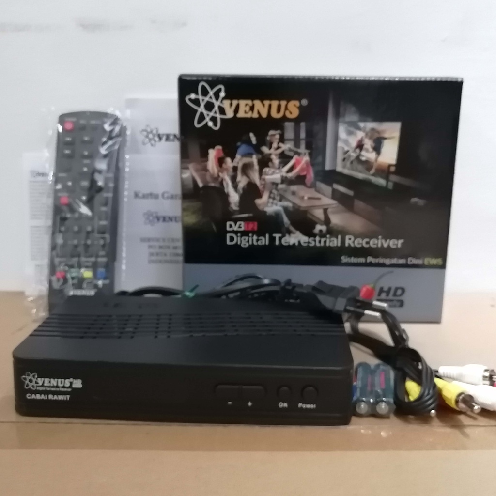 Venus Cabe Rawit Set Top Box TV Digital DVBT2 DVB T2 Venus Cabai Rawit