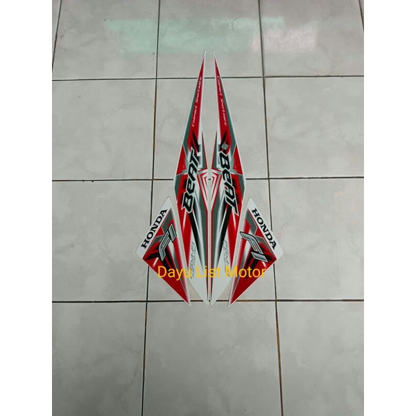 striping beat fi 2015 merah putih