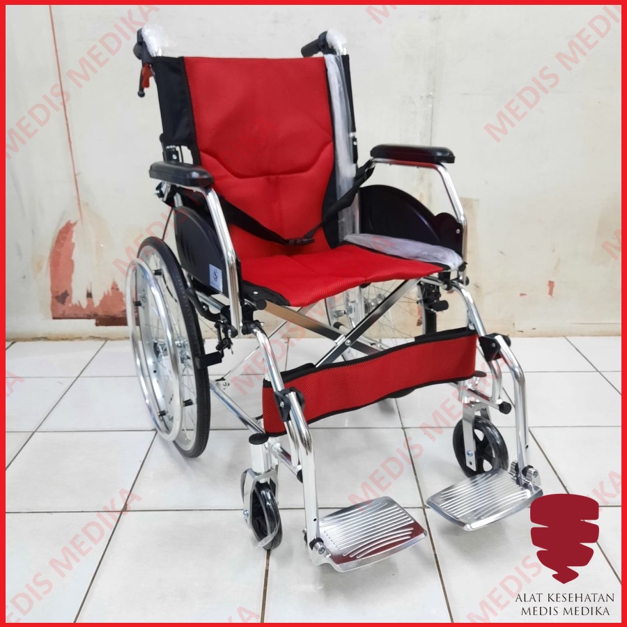 Kursi Roda Travelling 908 Sella Wheel Chair Aluminium Lipat Haji Umroh Travel