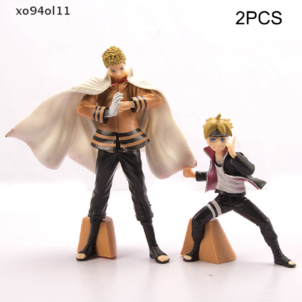 Xo 2PCS Action Figure Anime Naruto Jepang Bahan PVC Untuk Koleksi