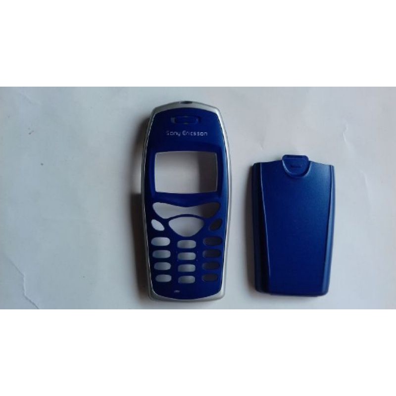 Casing sony ericsson t200 biru tanpa keypad dan tulang