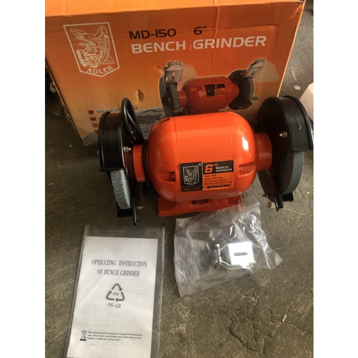 Mesin Gurinda Duduk / Bench Grinder ADLER 6 INCH