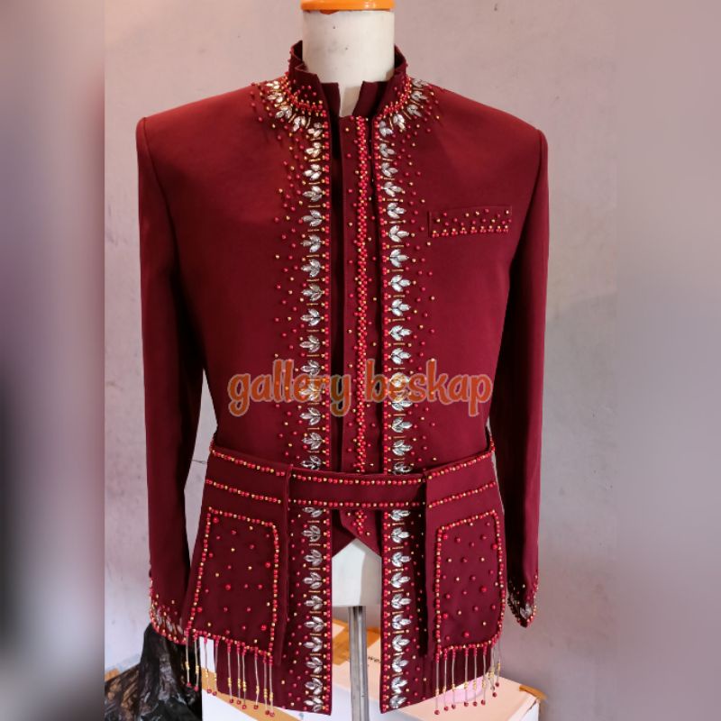 Beskap sunda premium/ beskap semi wool matte