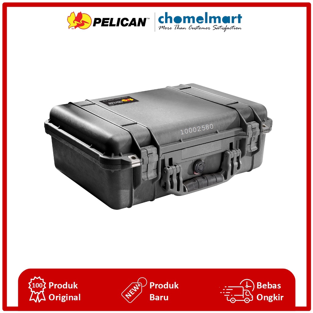 Pelican Tas Protector Dengan Foam 1500 - Hitam