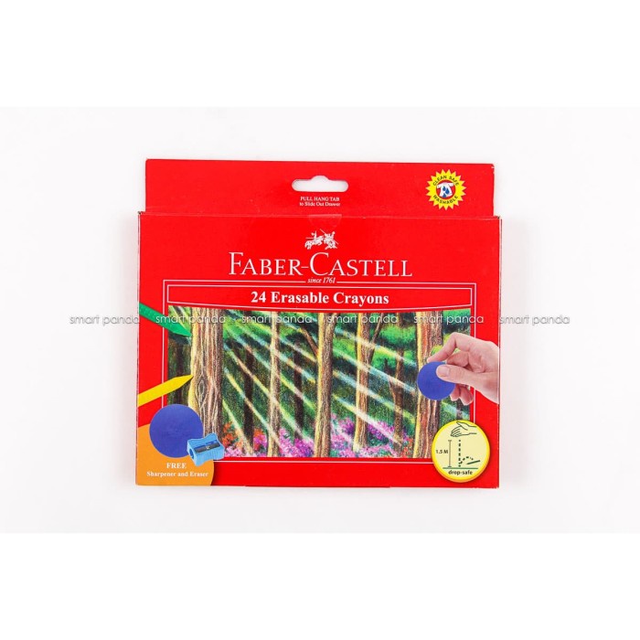 

[COD] Erasable Crayon Faber Castell 24 Warna