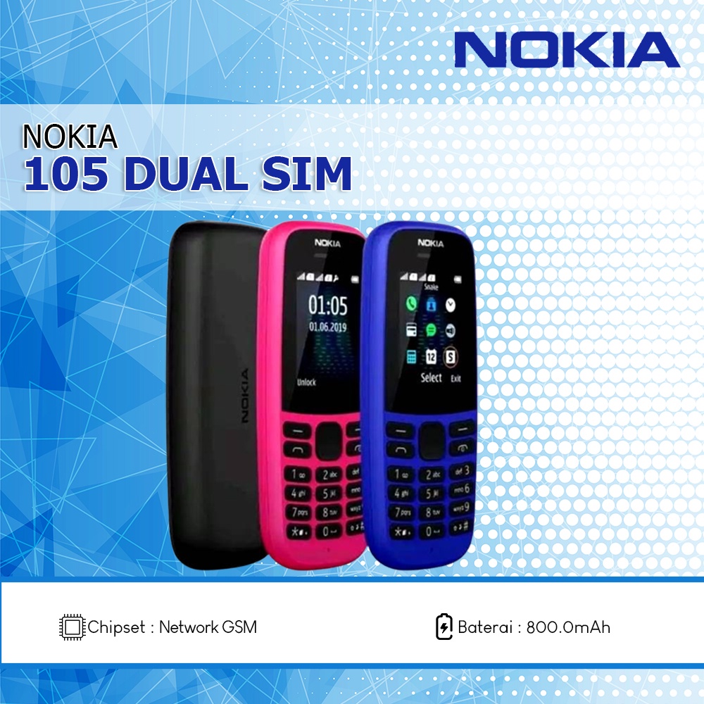 Jual Nokia 105 Dual Sim Handphone Smartphone Android Garansi Resmi ...