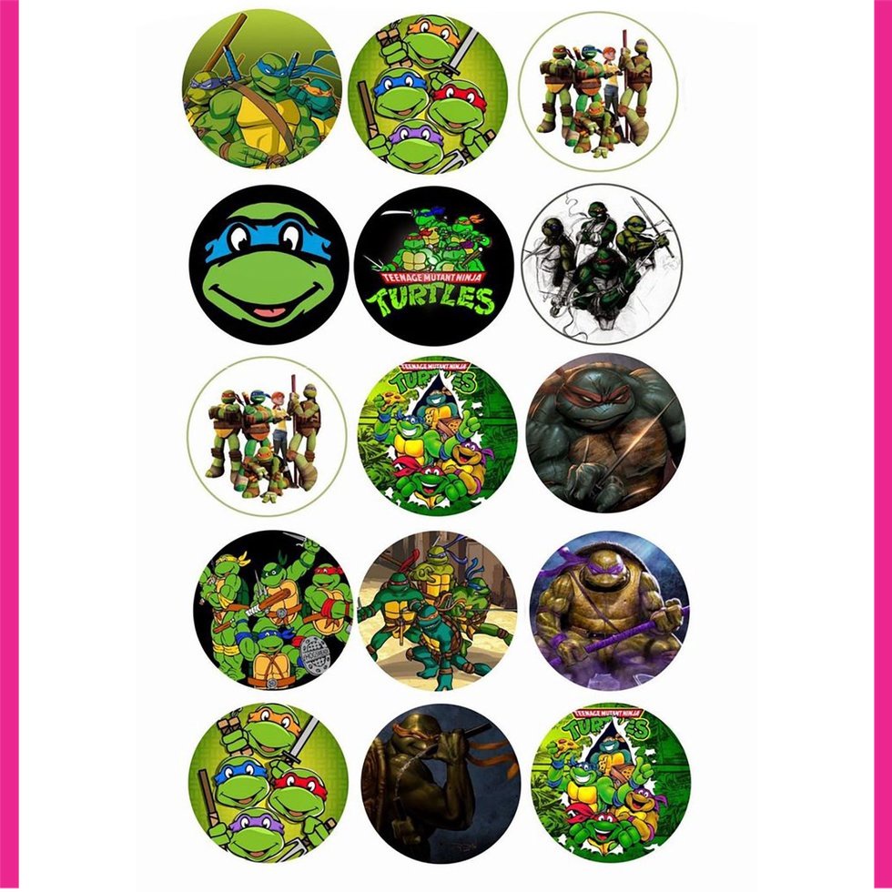 

BIGBAG CUPCAKE TOPPER CUSTOM KARAKTER NINJA TURTLES