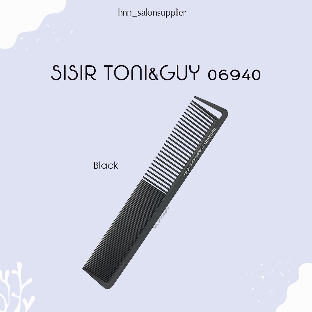 Sisir Potong Pangkas Rambut Salon Professional Toni and Guy Carbon Antitastic 06940