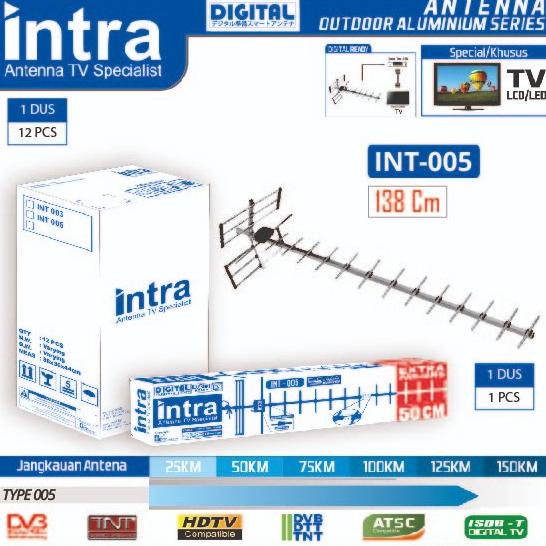 ANTENA TV OUTDOOR ANALOG & DIGITAL INTRA INT-005