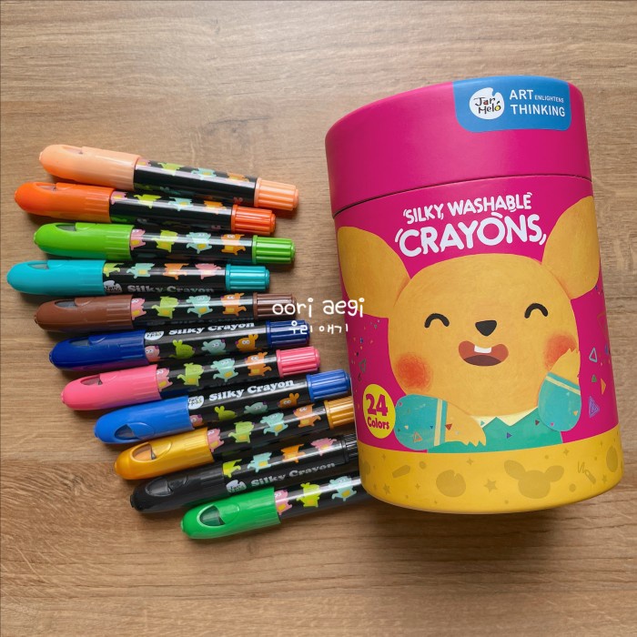 

Jar Melo Non Toxic Silky Crayon