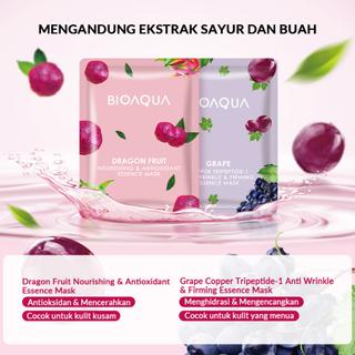 ✨ AKU MURAH ✨ BIOAQUA Masker Sheet Mask Vegetables and Fruits Series Masker Wajah SERIES