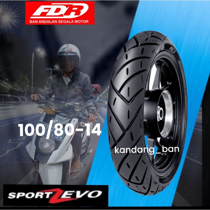 BAN TUBLES MATIC FDR SPORT ZEVO 100/80.14 BAN BARU 100% ORIGINAL FREE PENTIL, FOR ALL MATIC