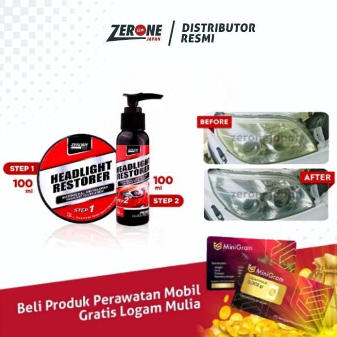 JUAL PENGKILAP LAMPU MOBIL (ZERONE HEADLIGHT RESTORER)