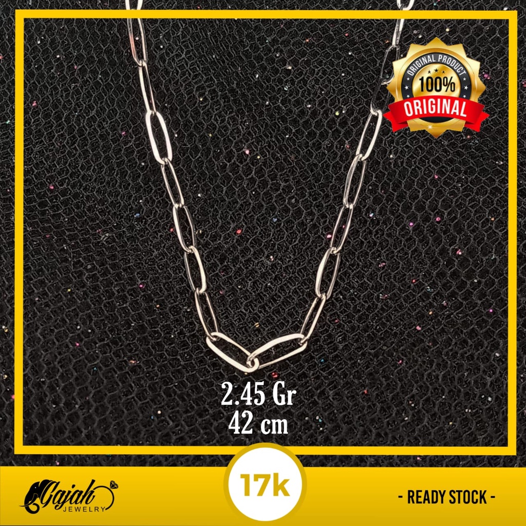 Kalung Emas 17K - 2.45 gr Kadar 750 - 43